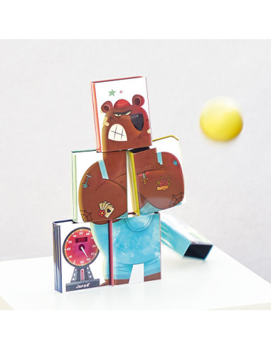 Chamboule-tout Monsieur Ours - Applepop - Janod