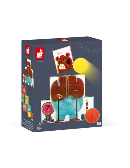 Chamboule-tout Monsieur Ours - Applepop - Janod
