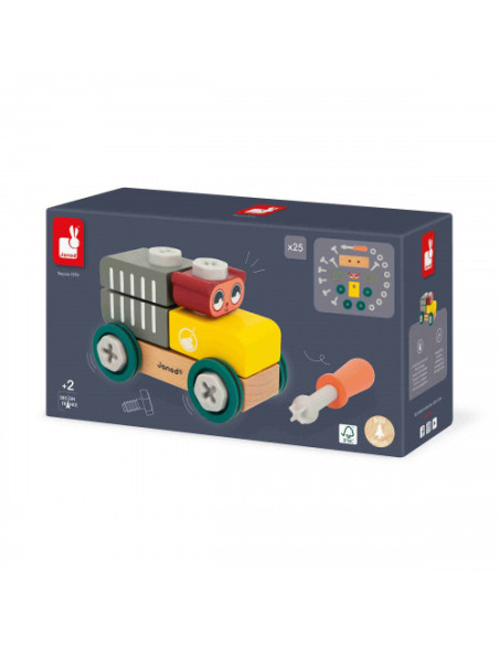 Voiture à Bricoler Ours Brico'Kids - Janod