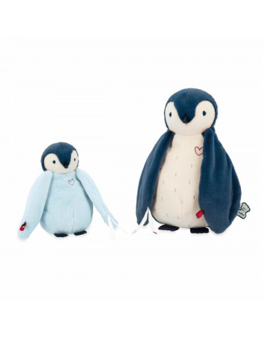Peluches calins manchots bleus - kaloo