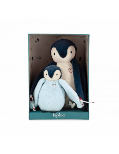 Peluches calins manchots bleus - kaloo