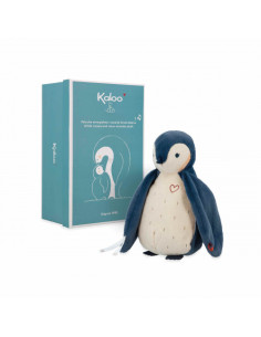 Peluche à bruits blancs manchot bleu - kaloo