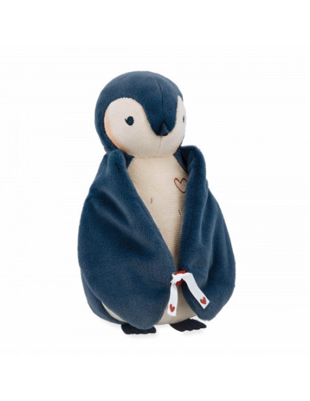 Peluche à bruits blancs manchot bleu - kaloo