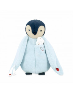 Peluche à bisous manchot bleu - kaloo 2