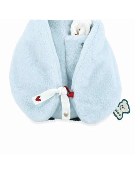 Peluche à bisous manchot bleu - kaloo