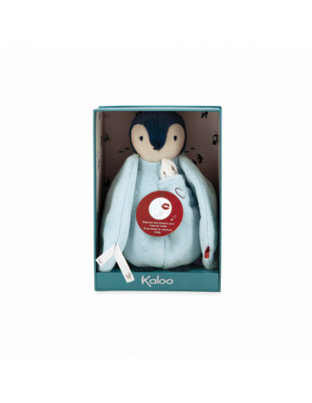 Peluche à bisous manchot bleu - kaloo