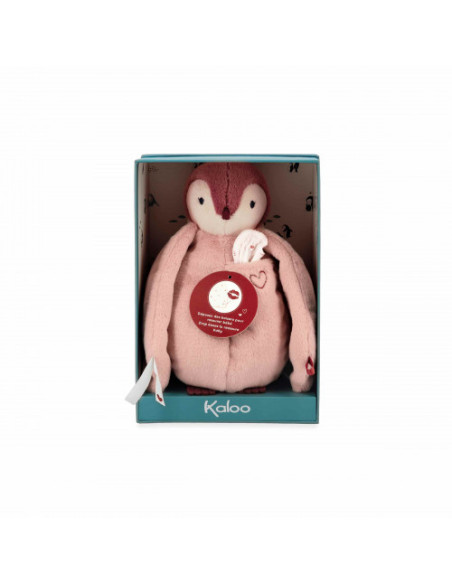 Peluche à bisous manchot rose - kaloo