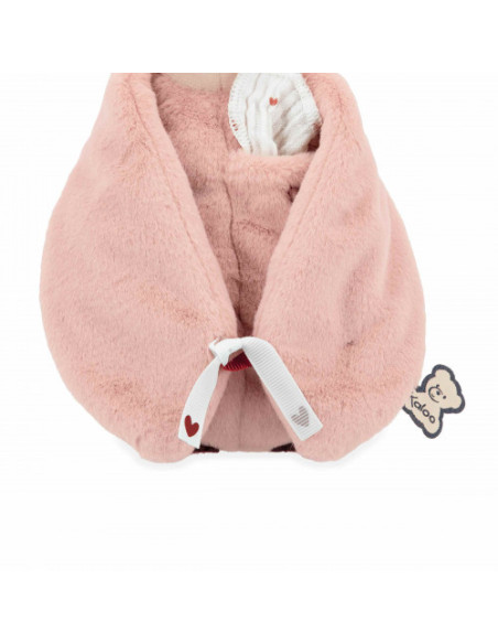 Peluche à bisous manchot rose - kaloo