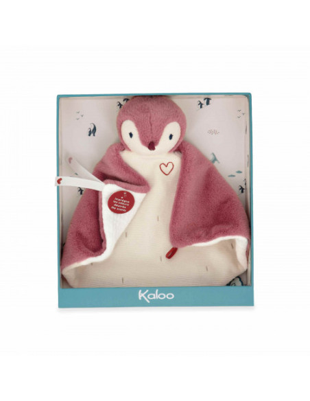 Doudou manchot rose - kaloo