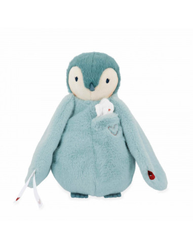 Peluche à bisous manchot vert - kaloo