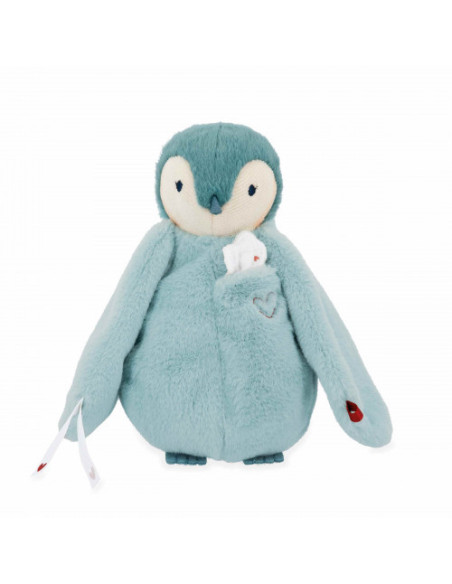 Peluche à bisous manchot vert - kaloo