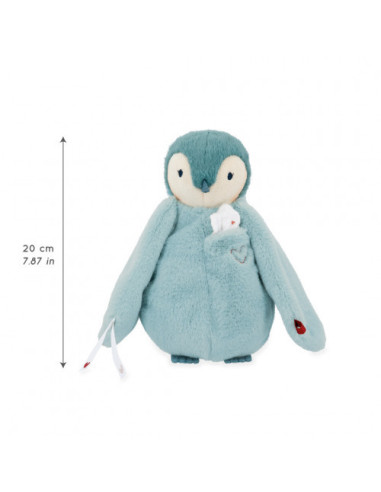 Peluche à bisous manchot vert - kaloo