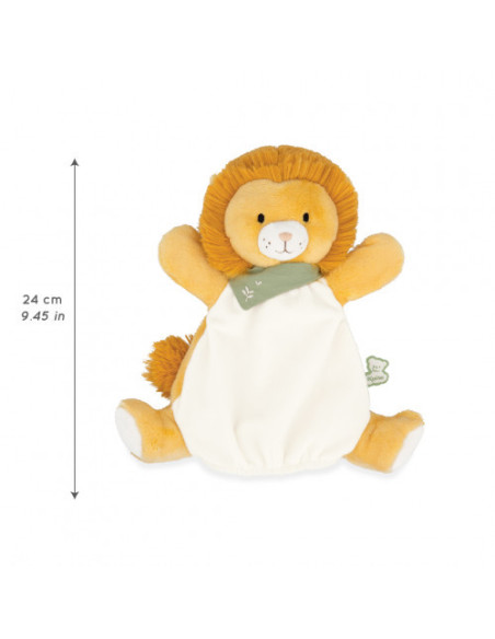 Marionnette lion nougat - kaloo