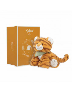 Peluche tigre papaye - 17 cm - kaloo