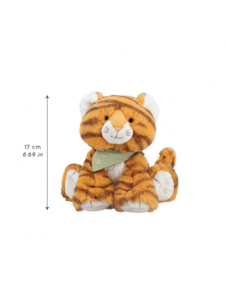 Peluche tigre papaye - 17 cm - kaloo