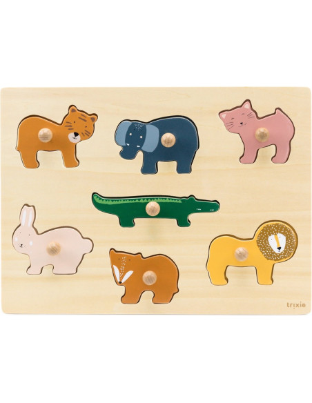 Puzzle animal en bois 7pcs - Trixie
