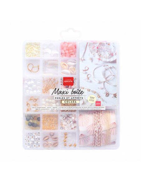 Maxi Boîte de perles & apprêts - Piña Colada - La petite épicerie