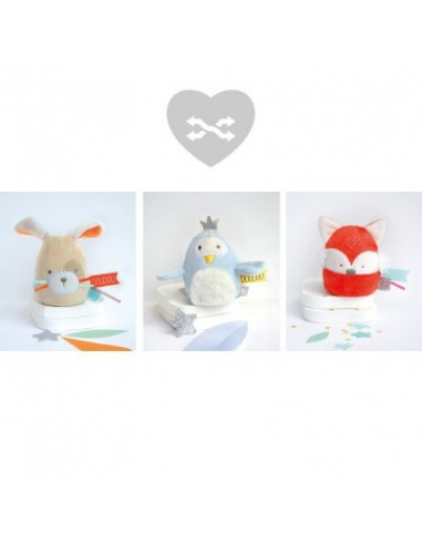 Asst Doudous Veilleuse Choco/Menthe x6