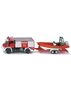 Pompiers avec bateau 