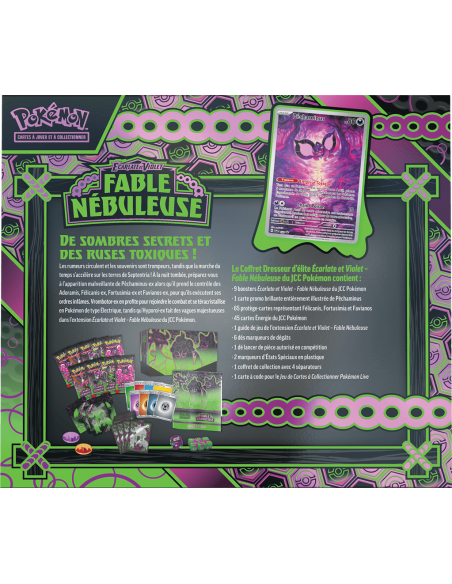 Pokémon EV65 : Coffret Dresseur d\'Elite fable nébuleuse