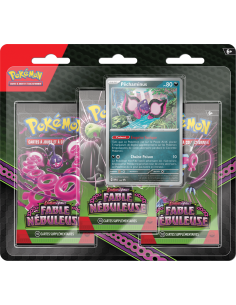 Pokémon EV65 : 3 Pack Carte promo Pêchaminus