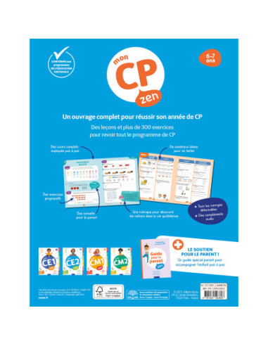 Mon cp zen - 6-7 ans