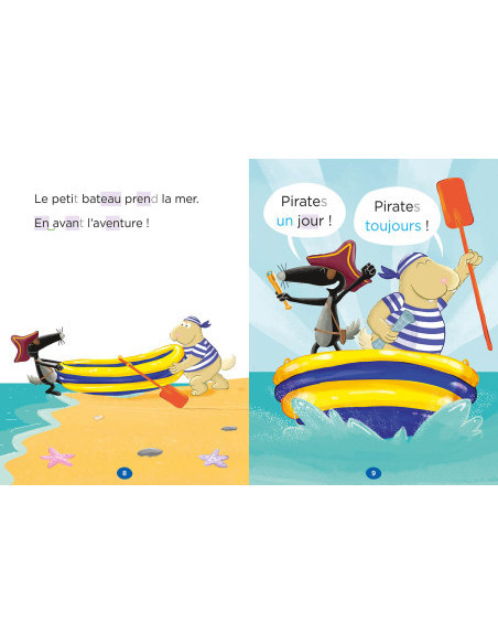 Mes lectures du cp avec loup - à l'abordage !