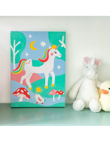 Petit Pinceau Kids - Licorne et Piou - peinture au numéro - La petite épicerie