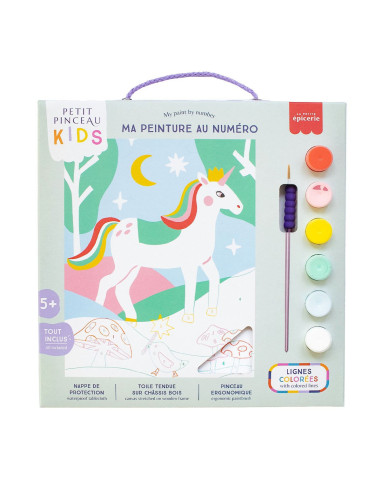 Petit Pinceau Kids - Licorne et Piou - peinture au numéro - La petite épicerie