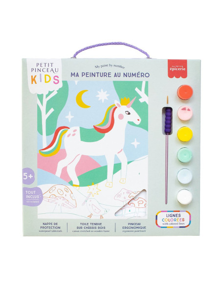 Petit Pinceau Kids - Licorne et Piou - peinture au numéro - La petite épicerie