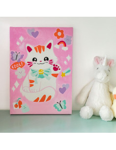 Petit Pinceau Kids - Maneki Neko - peinture au numéro - La petite épicerie 2