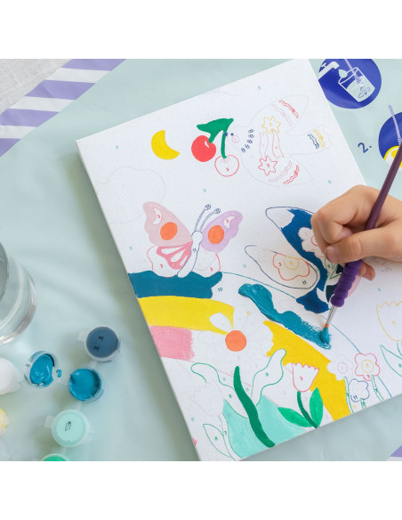 Petit Pinceau Kids - Printemps - peinture au numéro - La petite épicerie