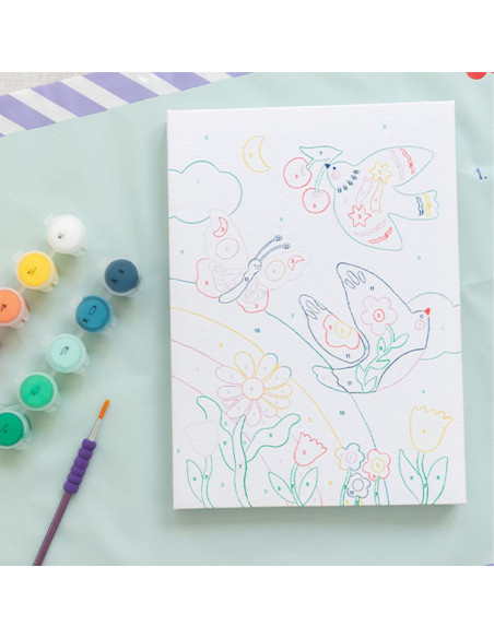 Petit Pinceau Kids - Printemps - peinture au numéro - La petite épicerie