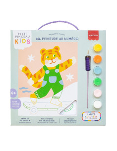Petit Pinceau Kids - Titi Skate - peinture au numéro - La petite épicerie