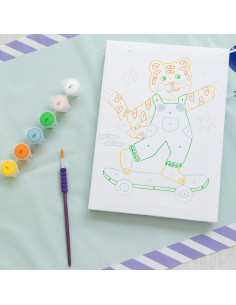 Petit Pinceau Kids - Titi Skate - peinture au numéro - La petite épicerie 2