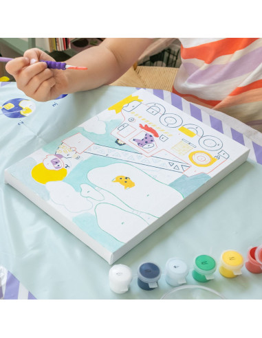 Petit Pinceau Kids - Wouf - peinture au numéro - La petite épicerie