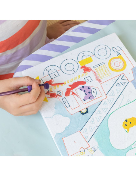 Petit Pinceau Kids - Wouf - peinture au numéro - La petite épicerie
