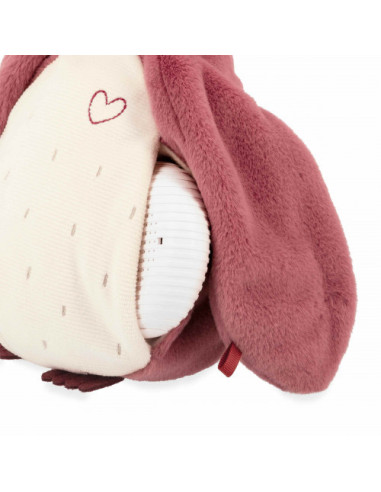 Peluche à bruits blancs manchot rose - kaloo