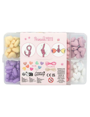 Princesse mimi perles coeur diy