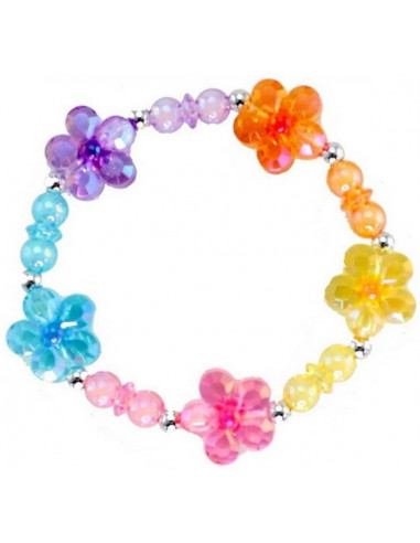 Bracelet - Flower Rainbow Power
