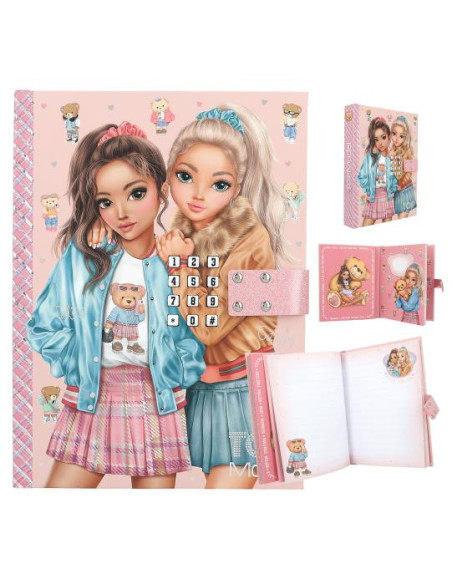 Topmodel journal sonore à code secret team teddy
