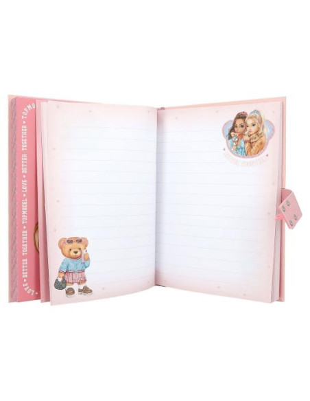 Topmodel journal sonore à code secret team teddy