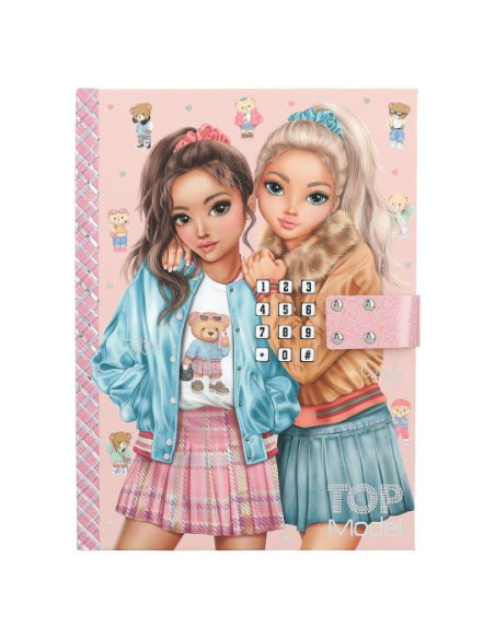Topmodel journal sonore à code secret team teddy