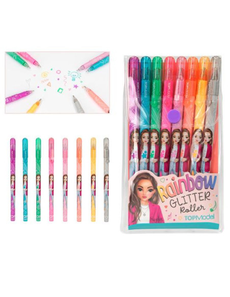Topmodel glitter gel set arc en ciel