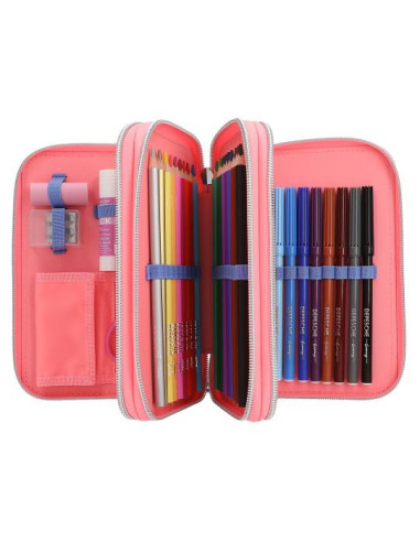 Topmodel trousse 3 compartiments avec paillettes réversibles