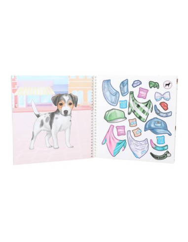 Topmodel dress me up album autocollants doggy