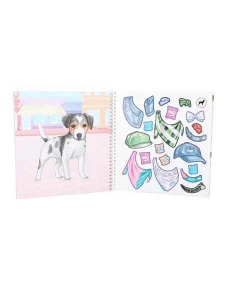 Topmodel dress me up album autocollants doggy