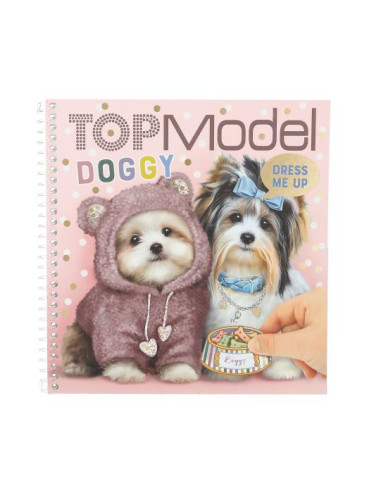 Topmodel dress me up album autocollants doggy
