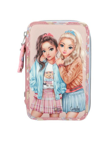 Topmodel trousse 3 compartiments team teddy