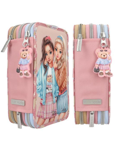 Topmodel trousse 3 compartiments team teddy